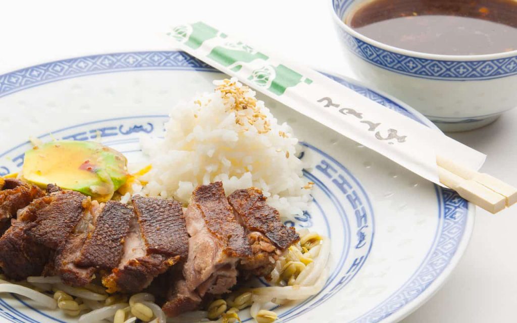 duck breast crispy with honey soy sauce - delicious recipe from Chinese cuisine.