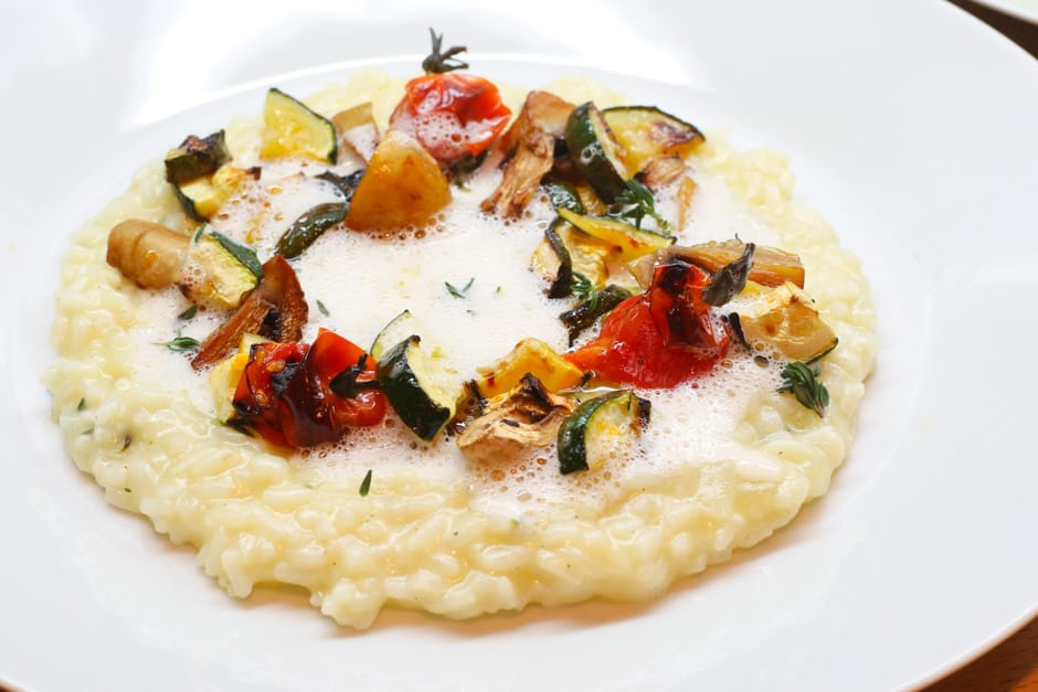 vegetarian-vegetable risotto