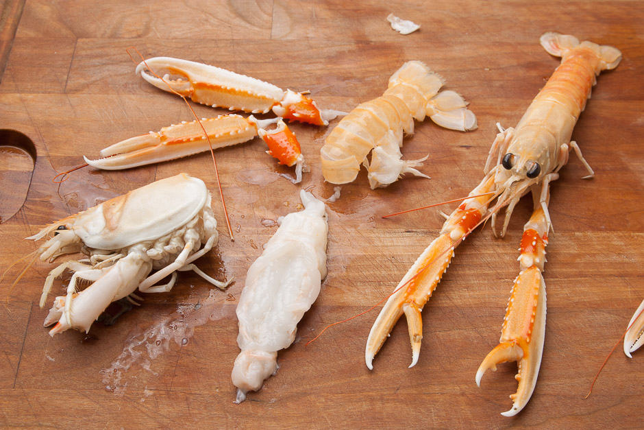 The real scampi is a small crab and tastes delicious!