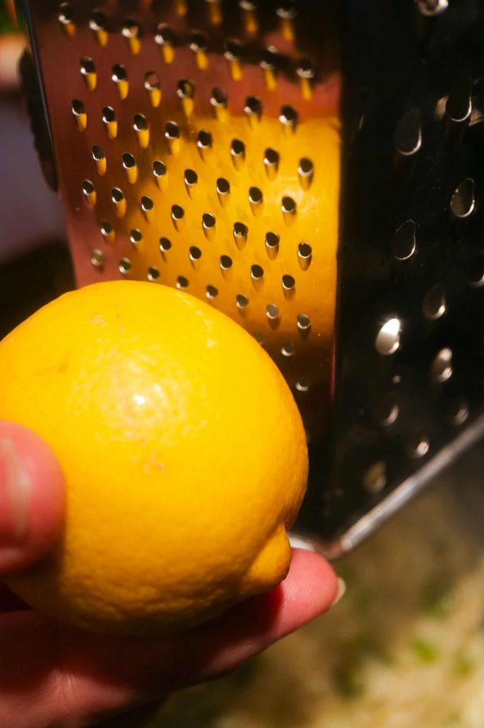 Lemon grate detail picture