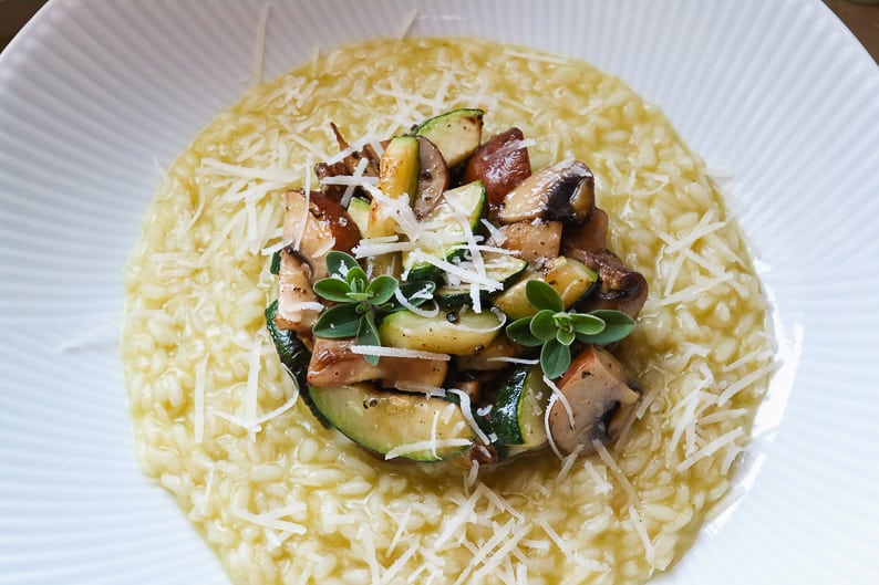 Vegetable risotto recipe picture