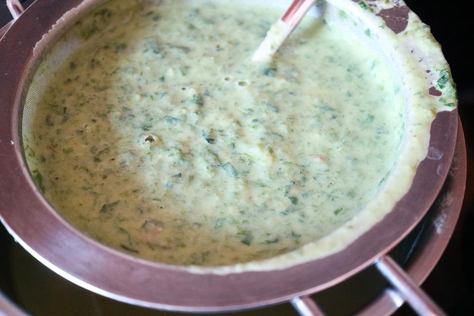 Wild garlic soup happen.