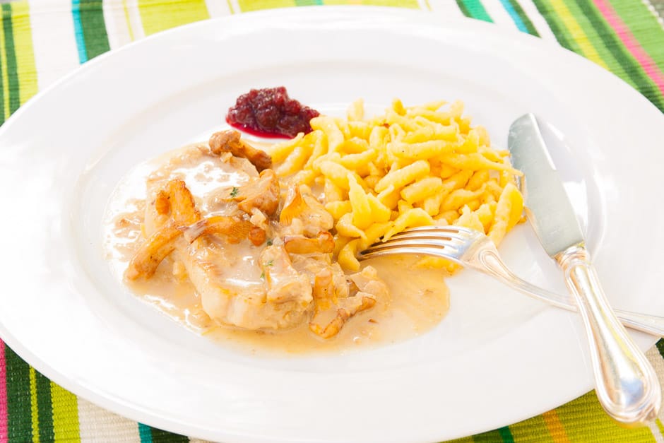 Cream schnitzel recipe picture