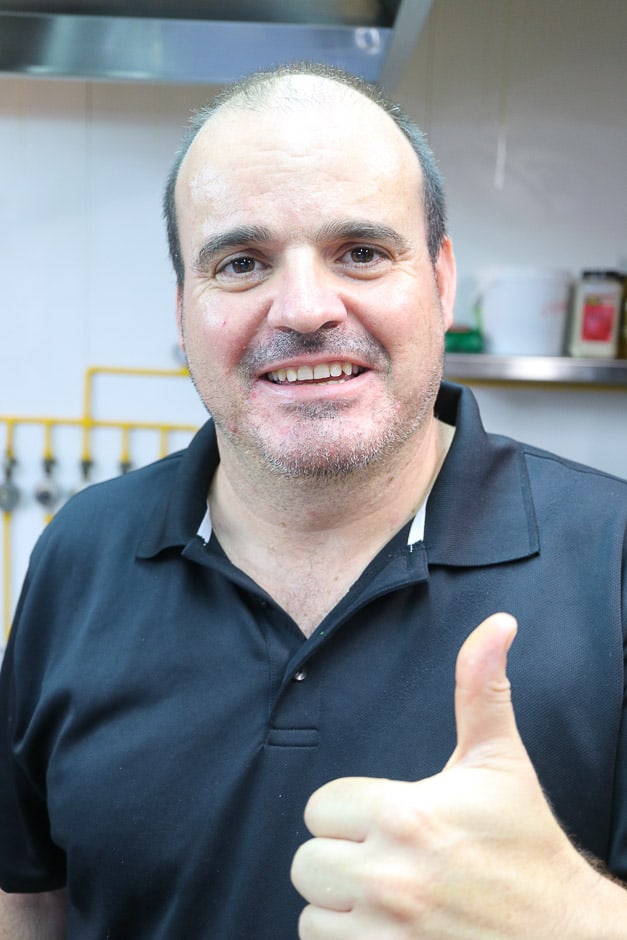 Manuel, the head chef at Sa Fonda