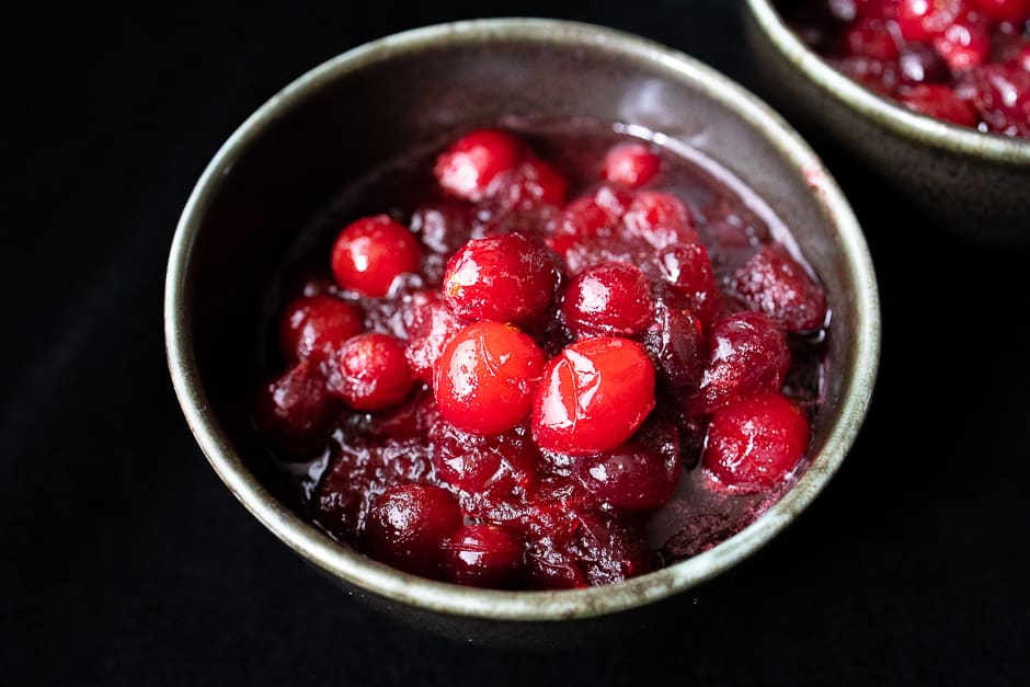 Cranberries compote