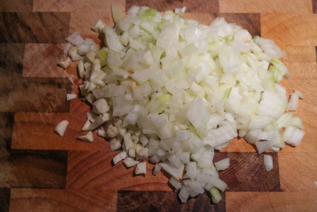 Diced onion