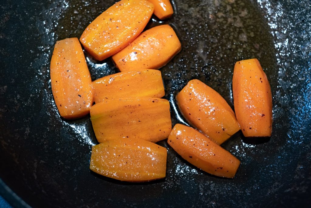 Prepare the carrots