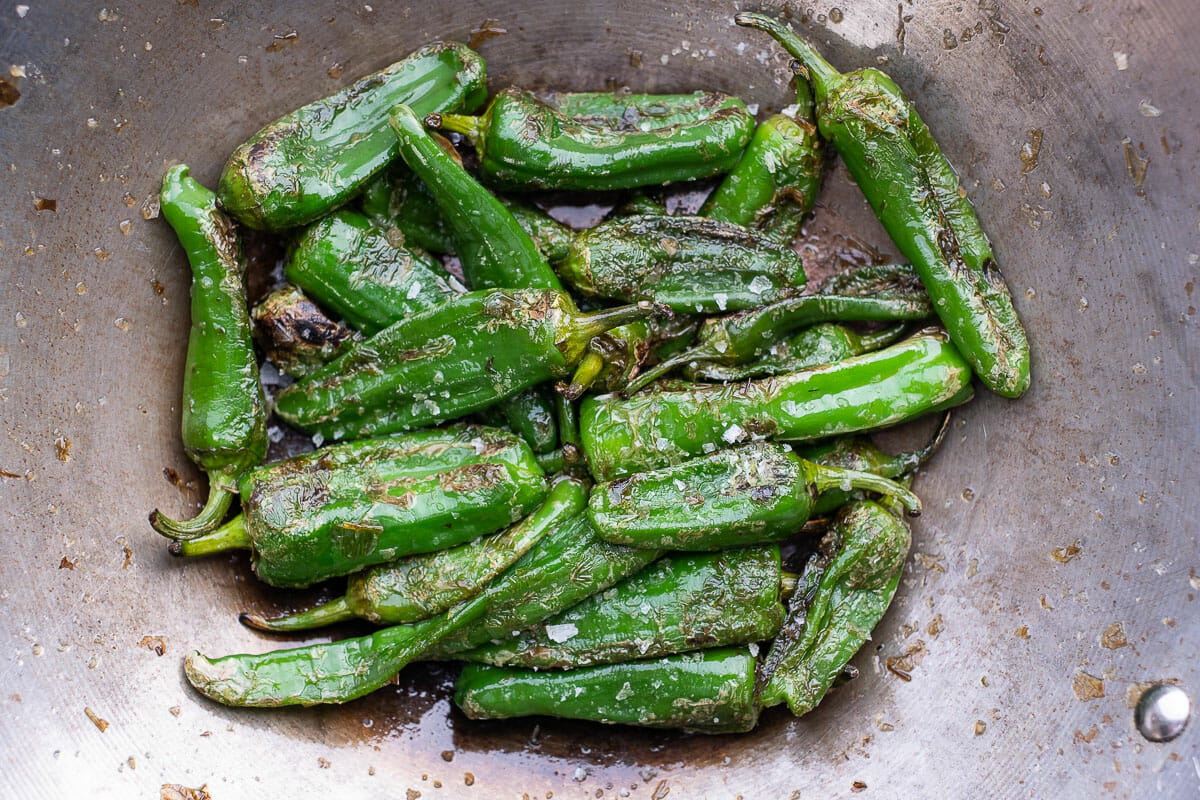 Fried peppers pan