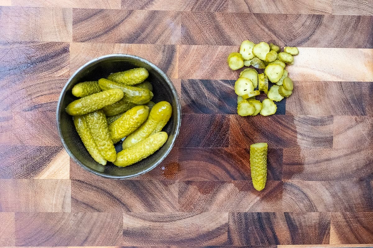 Slice the pickles