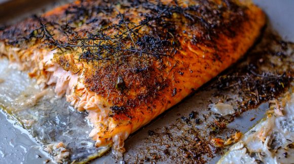 Salmon grilling Recipe Image