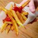 make your own french fries - served in a bag