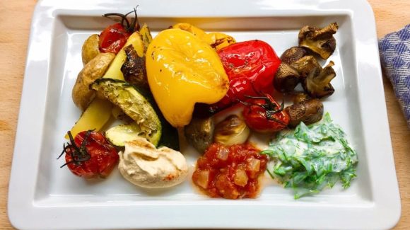 oven roasted vegetables recipe image