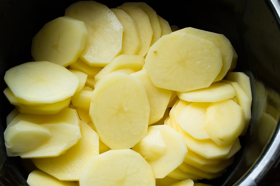 Potatoes for potato salad
