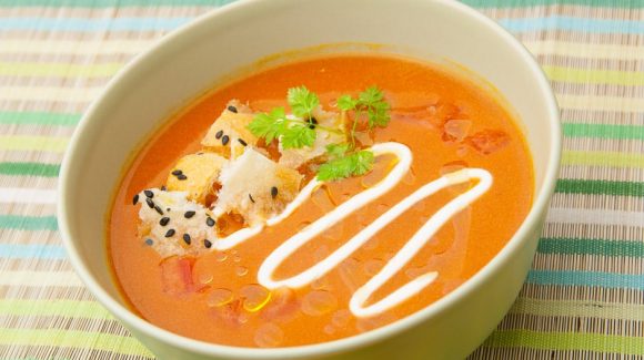 Italian tomato soup recipe image