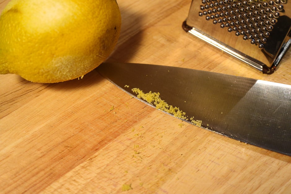 Lemon peel abrasion