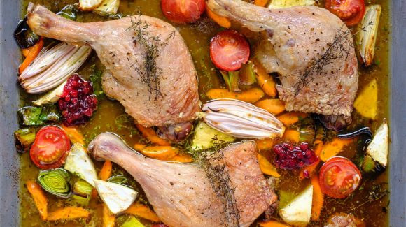 Roast Duck legs in the oven recipe picture