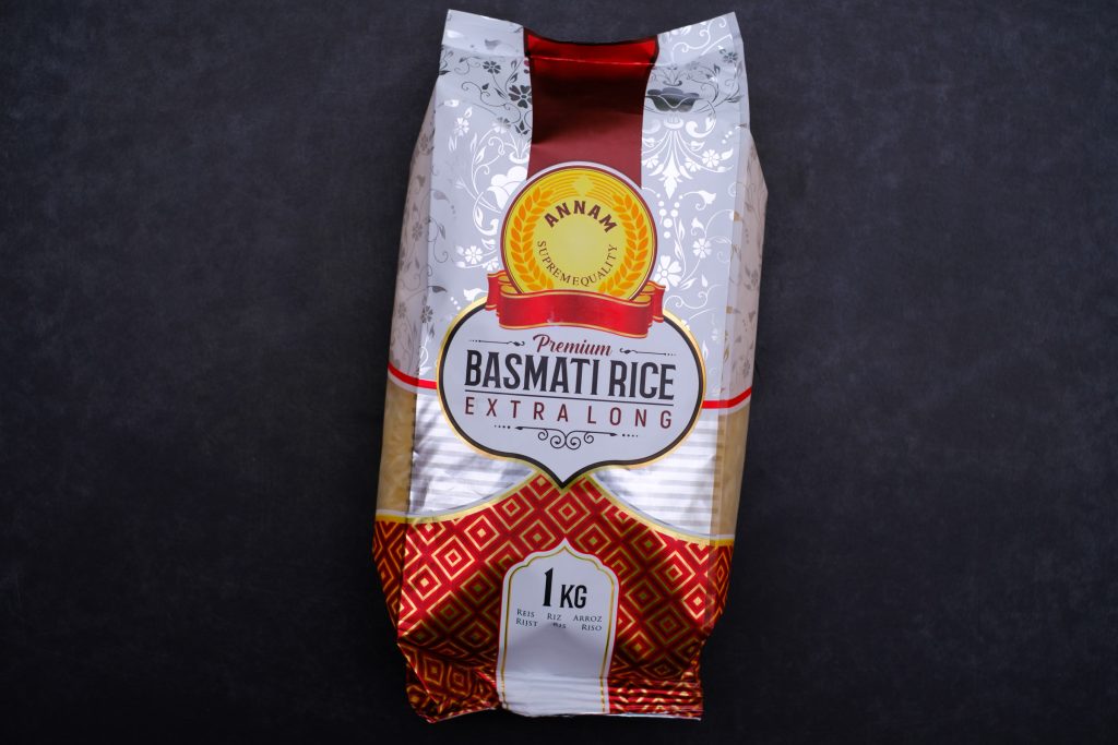Basmati rice packing