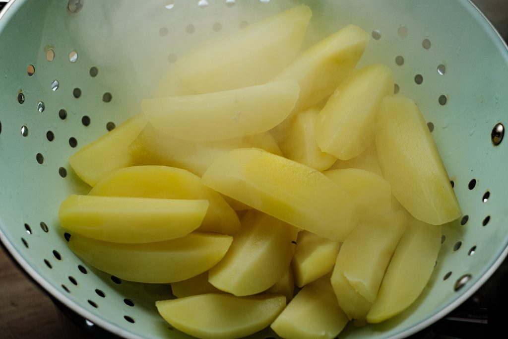 Boiled potatoes strainer