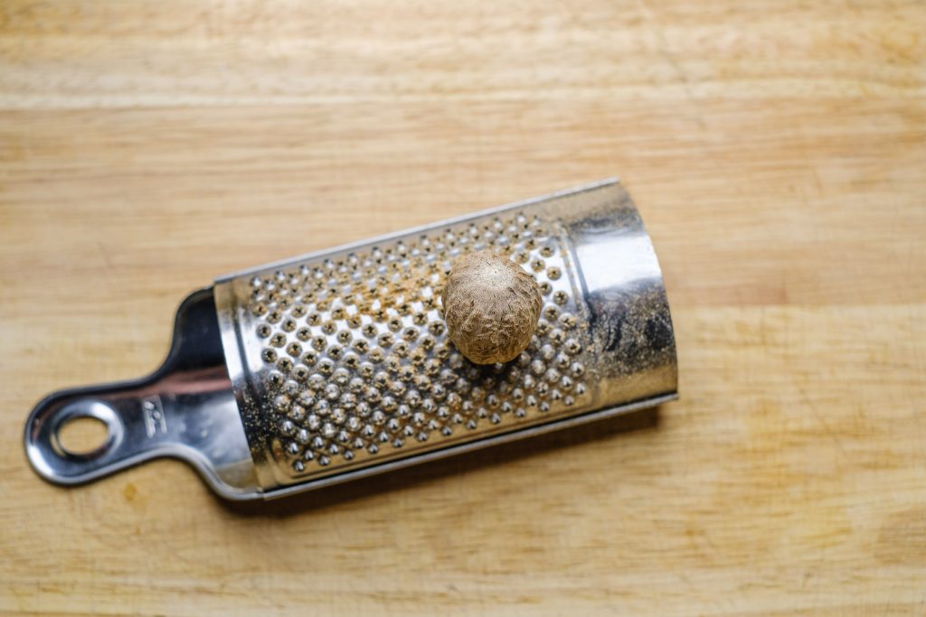 Nutmeg with grater