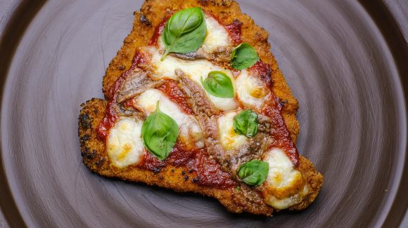 Schnitzel Pizza Schnizza Recipe Image