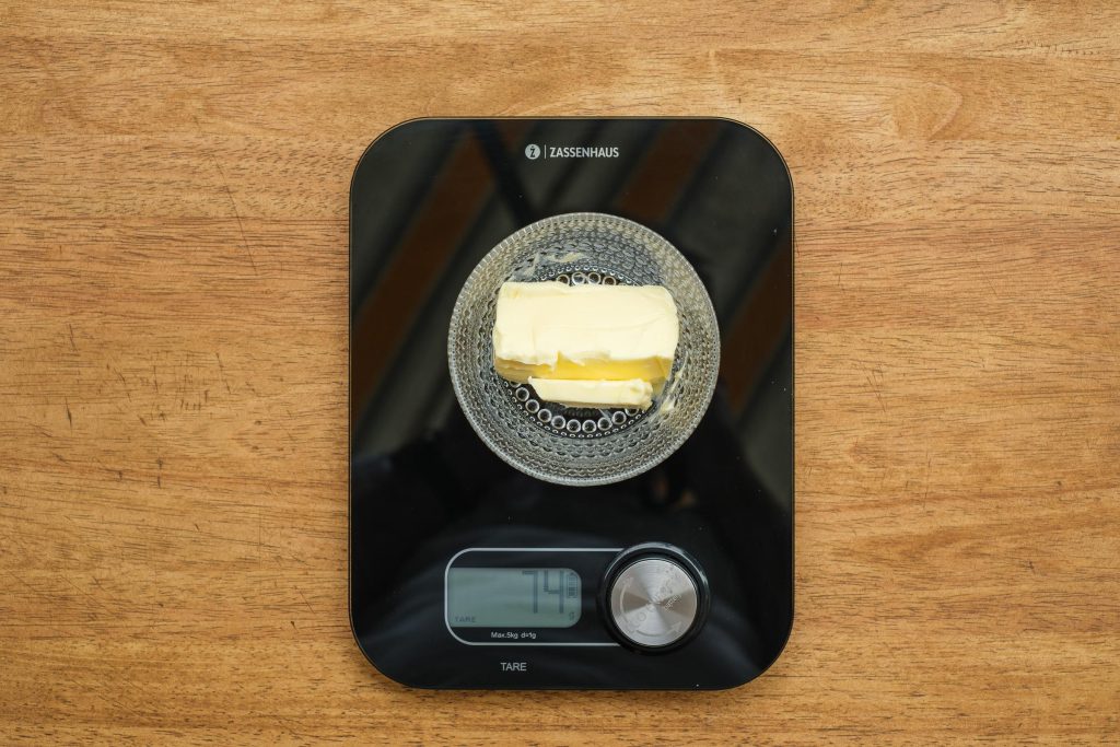 weigh butter