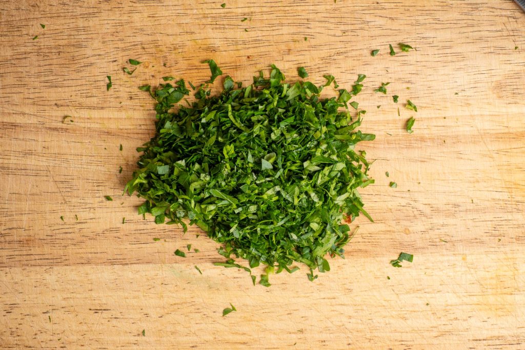 Finely chopped parsley