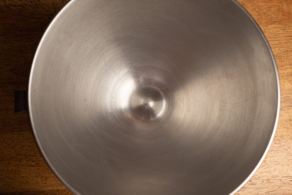 Clean mixing bowl